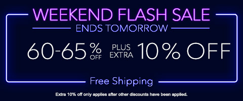 60-65% off everything + extra 10% off