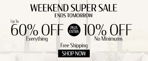 Save up to 60% + extra 10% on everything