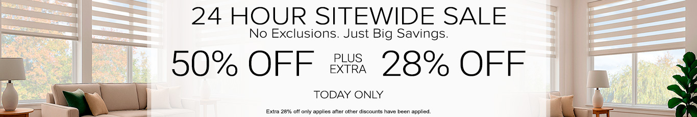 Save 50% + extra 28% off everything