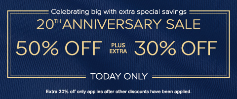 Save 50% + extra 28% off everything