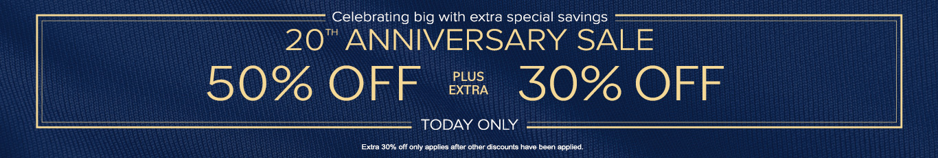 Save 50% + extra 28% off everything