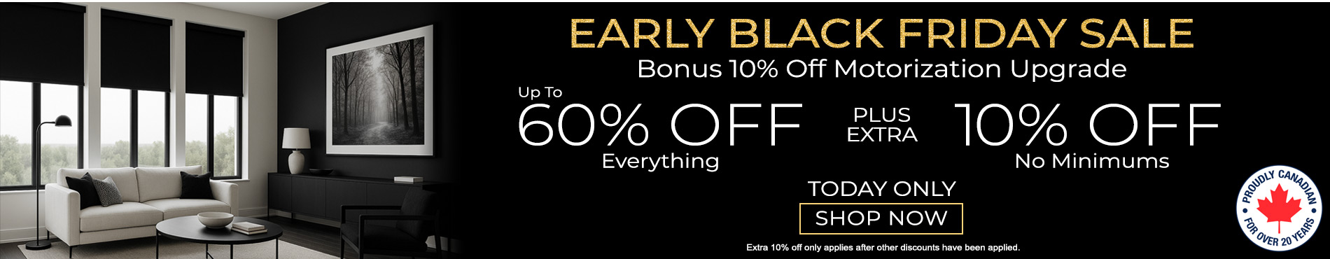 Save up to 60% + extra 10% on everything