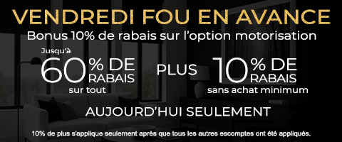 Jusqu'à 60% + 10% de rabais supplémentaire sur tout