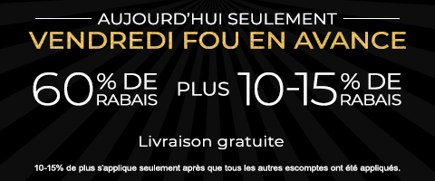 60% + 10 - 15% supplémentaire sur tout