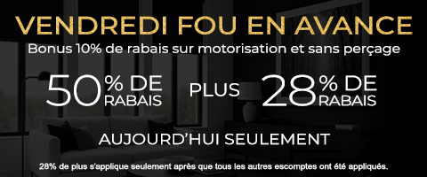 50% + 28% de rabais supplémentaire sur tout