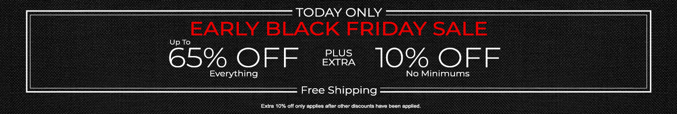 Save up to 65% + extra 10% off everything