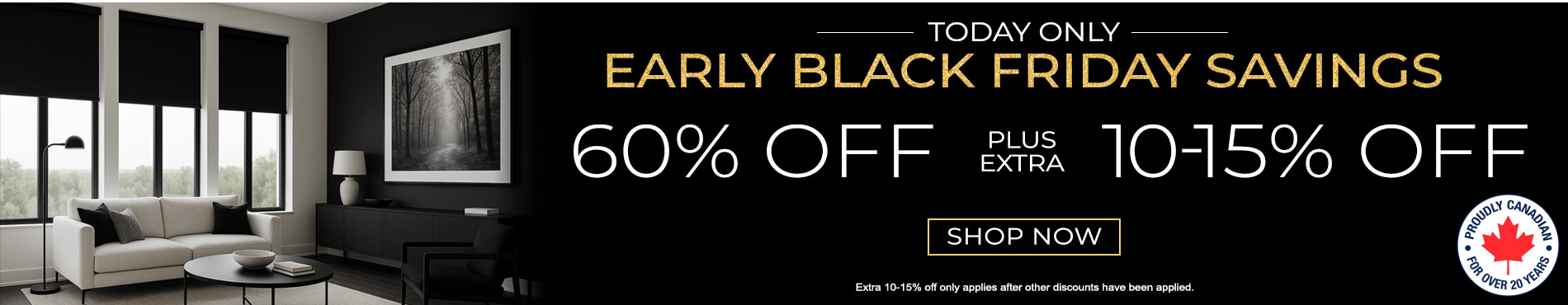 60% off everything + extra 10 - 15% off everything