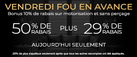 50% de rabais sur tout + 29% de rabais