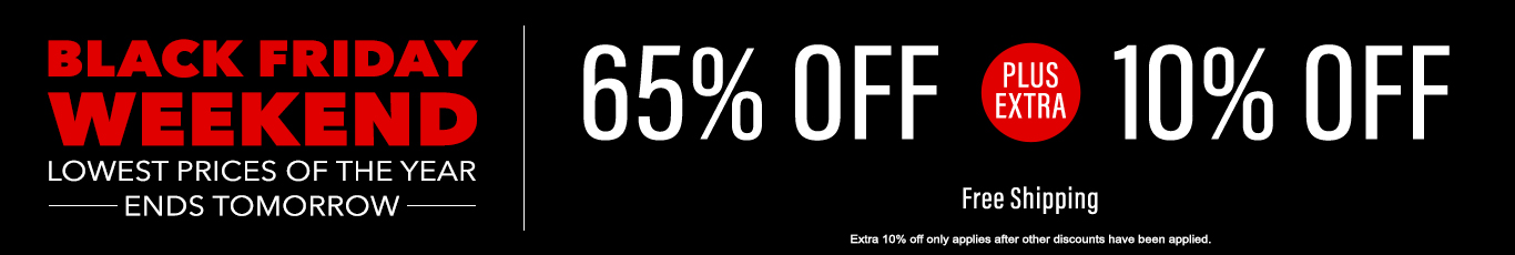 65% off everything + 10% off 