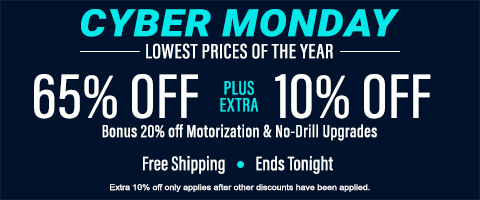 65% off everything + 10% off roller and cellular shades