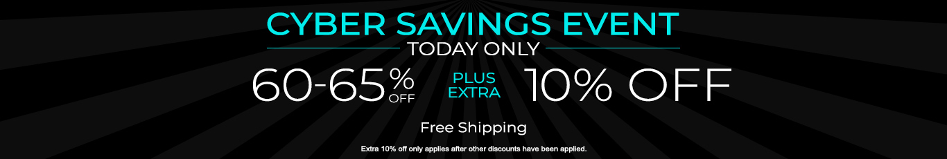 60-65% off everything + extra 10% off