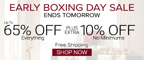 Up to 65% off everything + extra 10% off