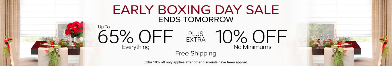 Up to 65% off everything + 10% off 