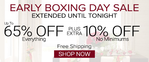 Up to 65% off everything + extra 10% off