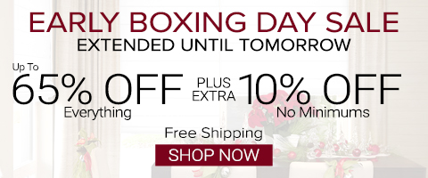 Up to 65% off everything + extra 10% off