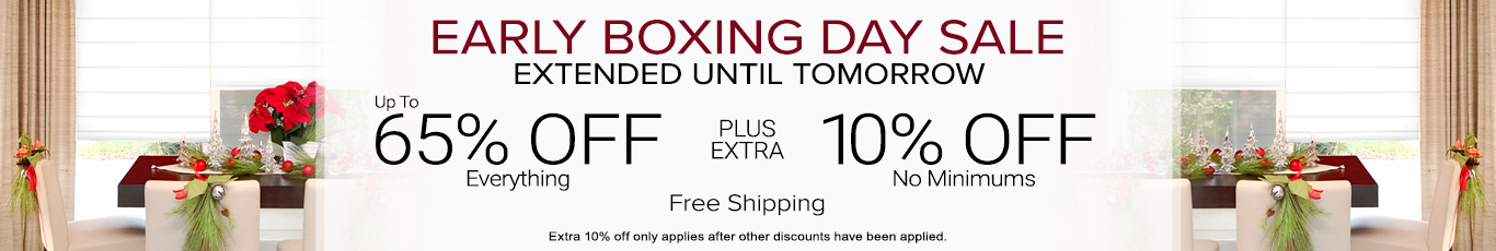 Up to 65% off everything + 10% off 