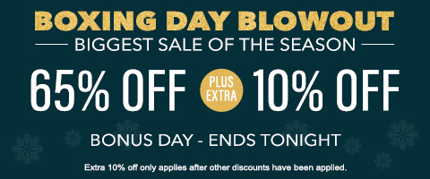 65% off everything + 10% off roller and cellular shades
