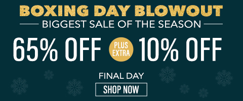 65% off everything + extra 10% off
