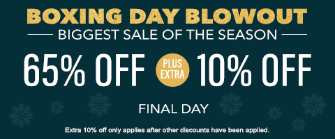 65% off everything + 10% off roller and cellular shades