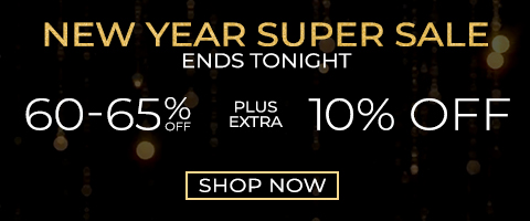 60-65% off everything + extra 10% off