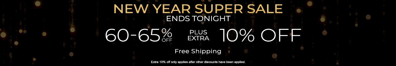 60-65% off everything + extra 10% off