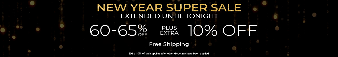 60-65% off everything + extra 10% off