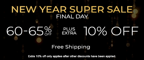 60-65% off everything + extra 10% off