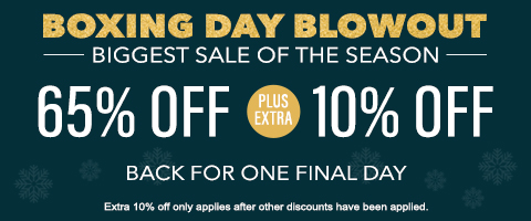 65% off everything + 10% off roller and cellular shades