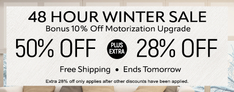 Save 50% + extra 28% off everything