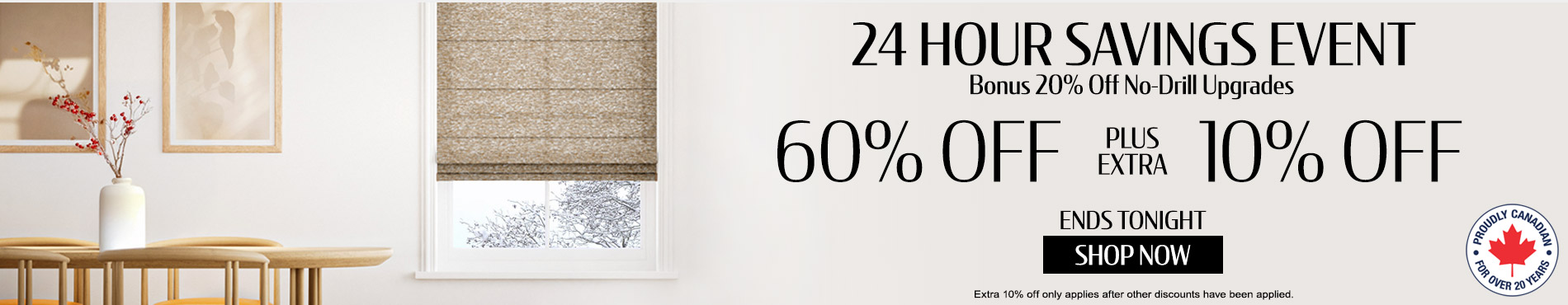 60% off everything + extra 10% off everything