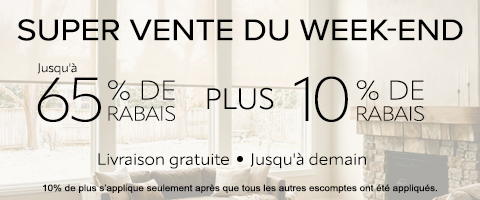 50% + 28% de rabais supplémentaire sur tout