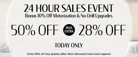 Save 50% + extra 28% off everything