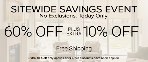 60% + extra 10% off everything