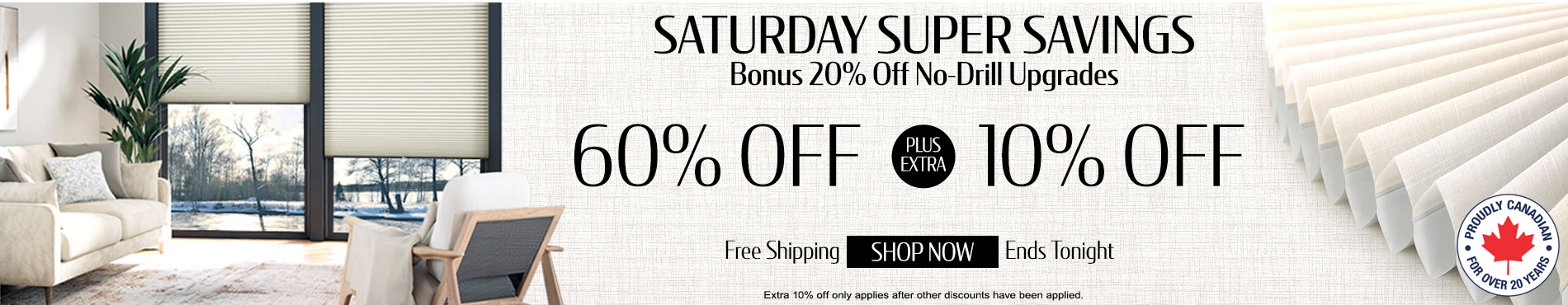 60% off everything + extra 10% off everything