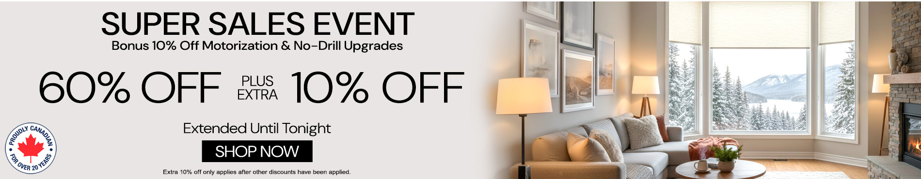 60% off everything + extra 10% off everything