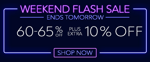 60-65% off everything + extra 10% off