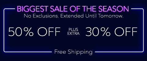 Save 50% + extra 28% off everything