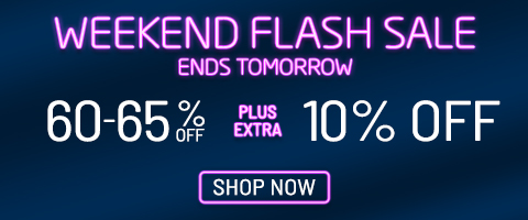 60-65% off everything + extra 10% off