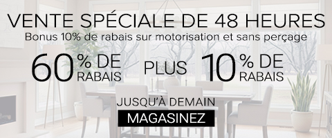 60% + 10% de rabais supplémentaire sur tout