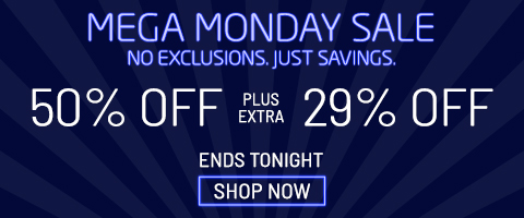 50% off everything + 29% off