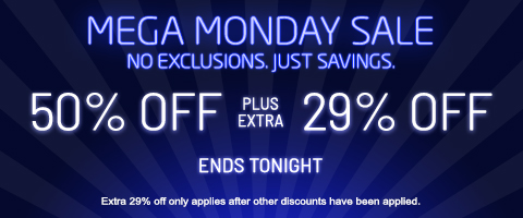 50% off everything + 29% off