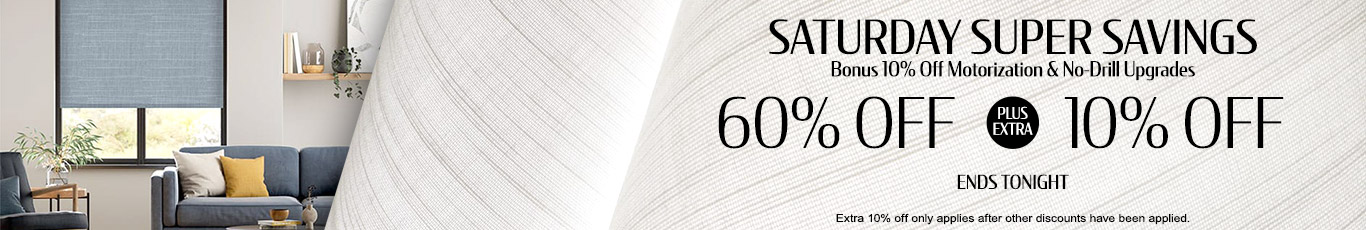 60% + extra 10% off everything