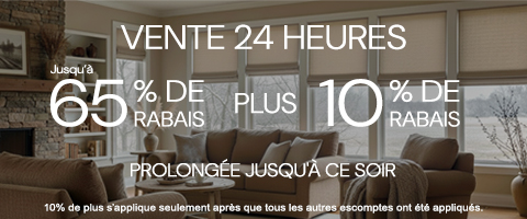 50% + 28% de rabais supplémentaire sur tout