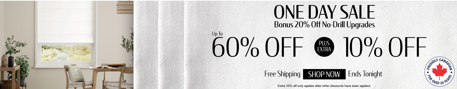 Save up to 60% + extra 10% on everything