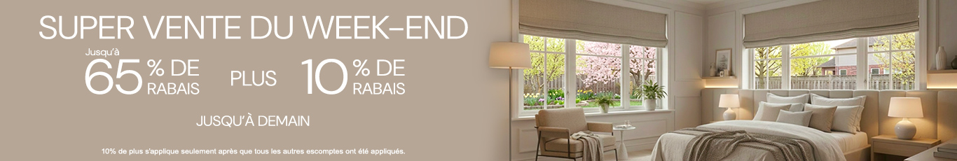 50% + 28% de rabais supplémentaire sur tout