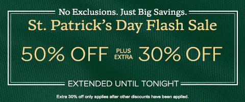 50% off everything + 30% off