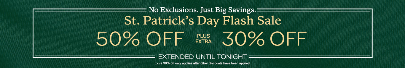 50% off everything + 30% off