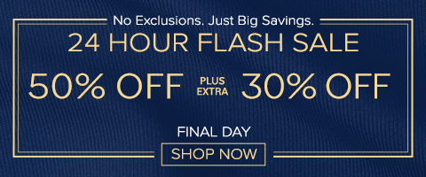 50% off everything + 30% off