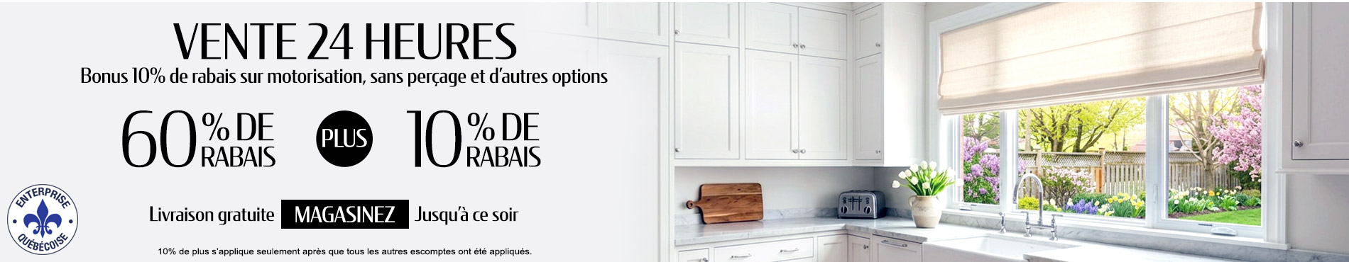 60% + 10% supplémentaire sur tout