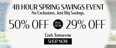 50% off everything + 29% off